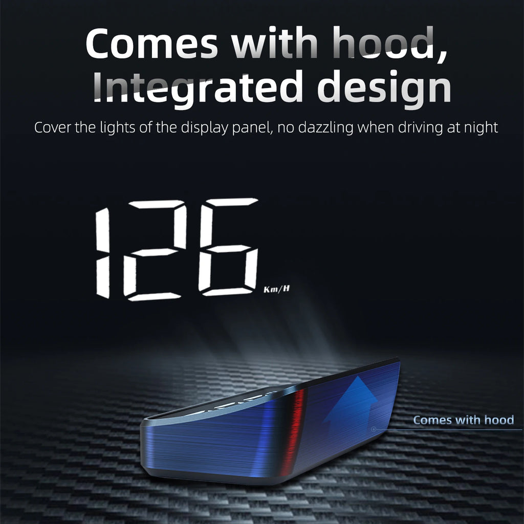 M2 GPS for HUD Car Auto Digital Speedometer Accessories Head-Up Display Auto Electronics Projector Display White Green Light LED