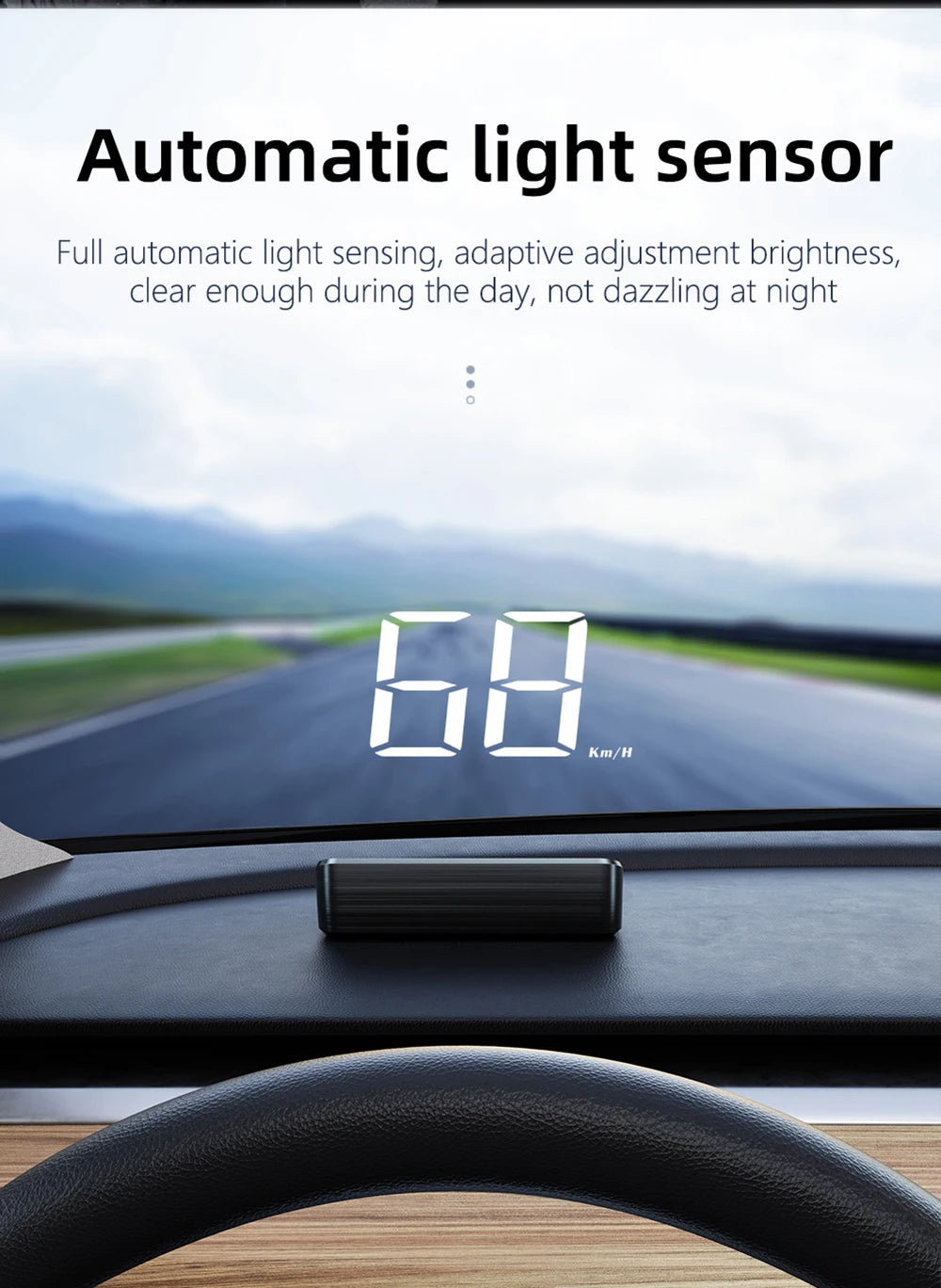 M2 GPS for HUD Car Auto Digital Speedometer Accessories Head-Up Display Auto Electronics Projector Display White Green Light LED